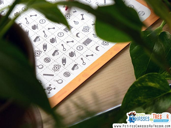 Exemple d'alphabet codé avec des symboles