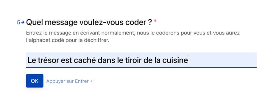 générateur de message codé