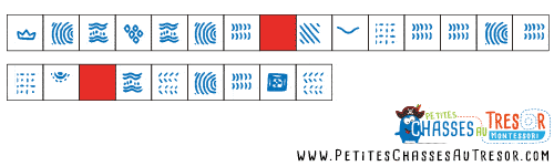 Message codé pour chasse au trésor