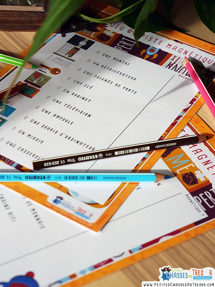 jeu de piste facile à imprimer