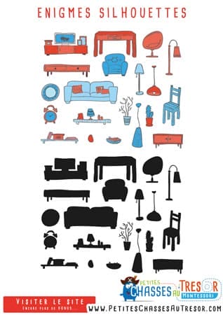 Enigmes pour des enfant à partir de 3 ans sur les objets