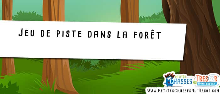 Jeu de piste à faire dans les bois