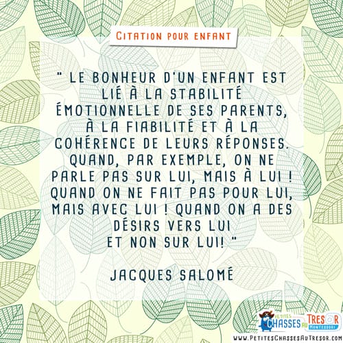 Citation sur le bonheur des enfants