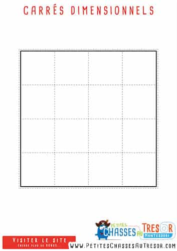 Grille de support à imprimer pour le casse tete