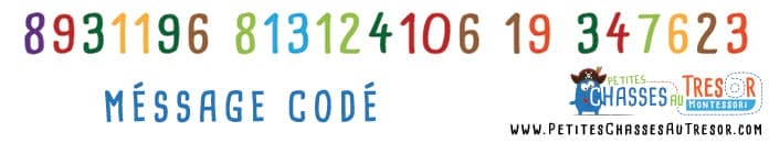 Message codés créé avec une grille cryptocouleurs