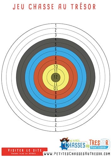 Je de chasse a trésor facile pour enfants