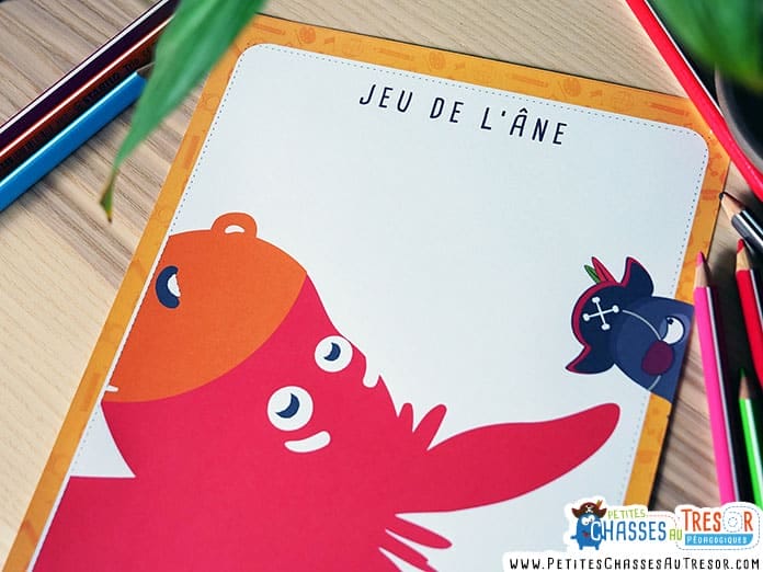 jeu de l'âne à imprimer