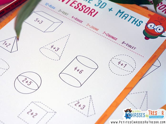 Activité maternelle calcul facile