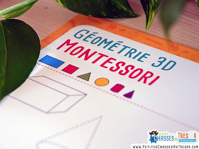 Activité Montessori maternelle à imprimer
