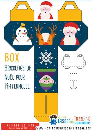 Un bricolage pour noel à faire en maternelle