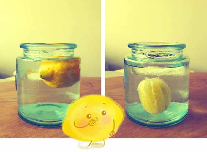 Expérience ludiques pour enfants avec un citron