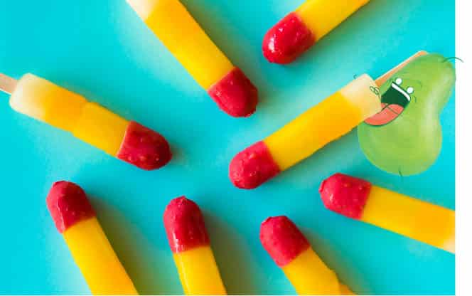 Glace maison aux fruits pour les enfants