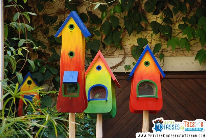 Fabriquer et peindre une cabane à oiseaux