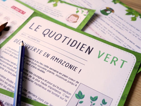 Chasse au trésor sur l'environnment