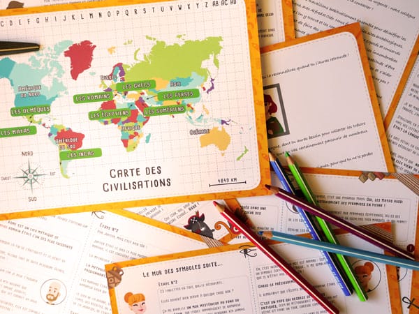 Une chasse au trésor pédagogique pour découvrir les civilisations