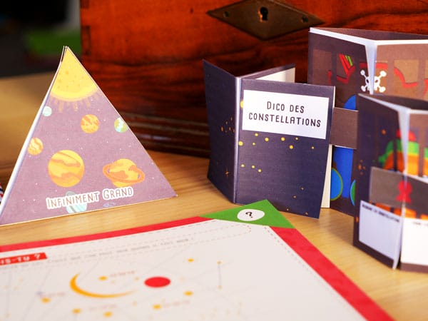 Exemple d'énigme pour une chasse au trésor sur le thème de l'espace