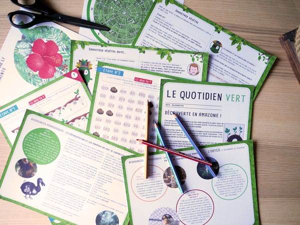 Chasse au trésor respect nature Présentation de la chasse au trésor sur l'environnement