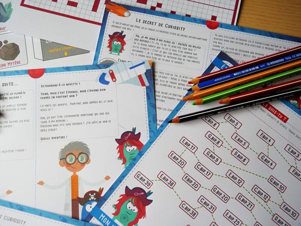 chasse au trésor dans l'espace