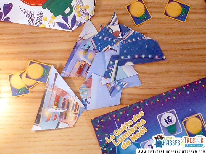 Calendrier de L'Avent Puzzle pour enfants Exemple de puzzle pour calendrier de l'avent