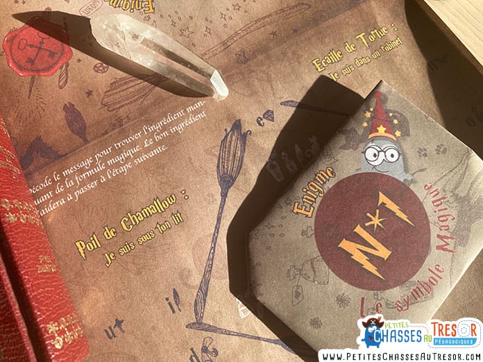 énigme de français sur le thème de harry potter