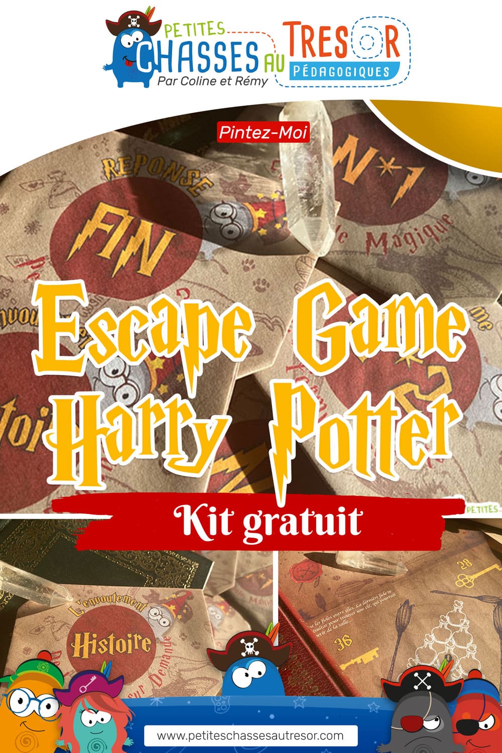 Photo de l'escape game sur le thème d'Harry Potter