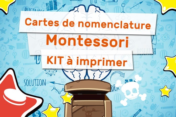 Des cartes de nomenclature Montessori à imprimer