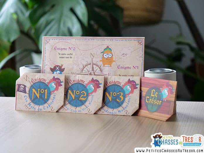 Kit de chasse au trésor de pirate imprimé