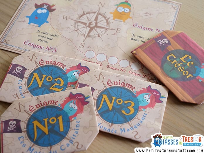 kit pour une chasse au trésor de pirate
