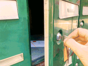 courrier boite aux lettre